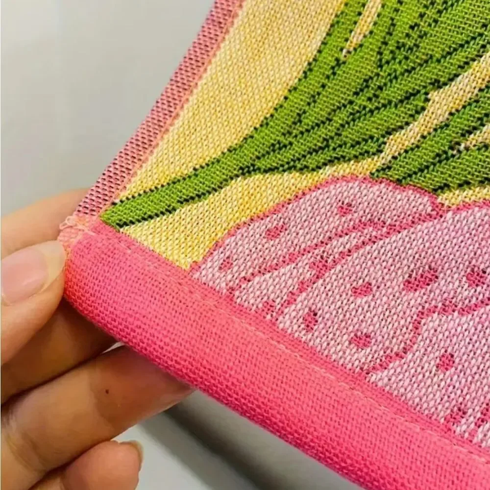 Floral Pink and Yellow Kitchen/ Bathroom Hand Towels 4pk